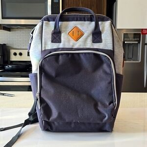 BB Gear Dual Tones Grey on Grey Diaper Bag/ Satchel